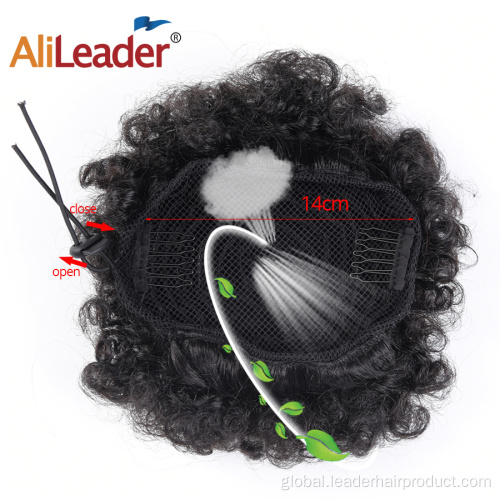 Hair Puff Bun Afro Curly Drawstring Hair Puff Chignon with Combs Manufactory